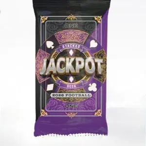 Wild Card Jackpot 1/1 Pack Stacked Deck 2026 3 Packs Unique Series Collection 2026 Edition