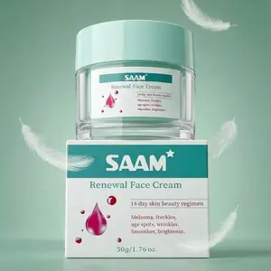 Sam Renewal Face Cream | 14-Day Glow Boost | Helps Improve the Look of Dark Spots, Freckles & Fine Lines