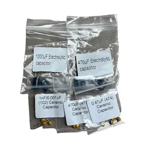 Electronics Capacitor Component Pack - Ceramic & Electrolytic