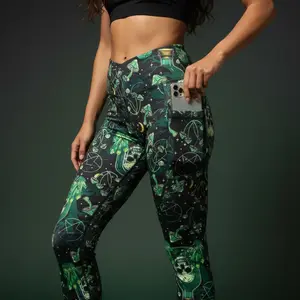 Womens Skull pocket leggings