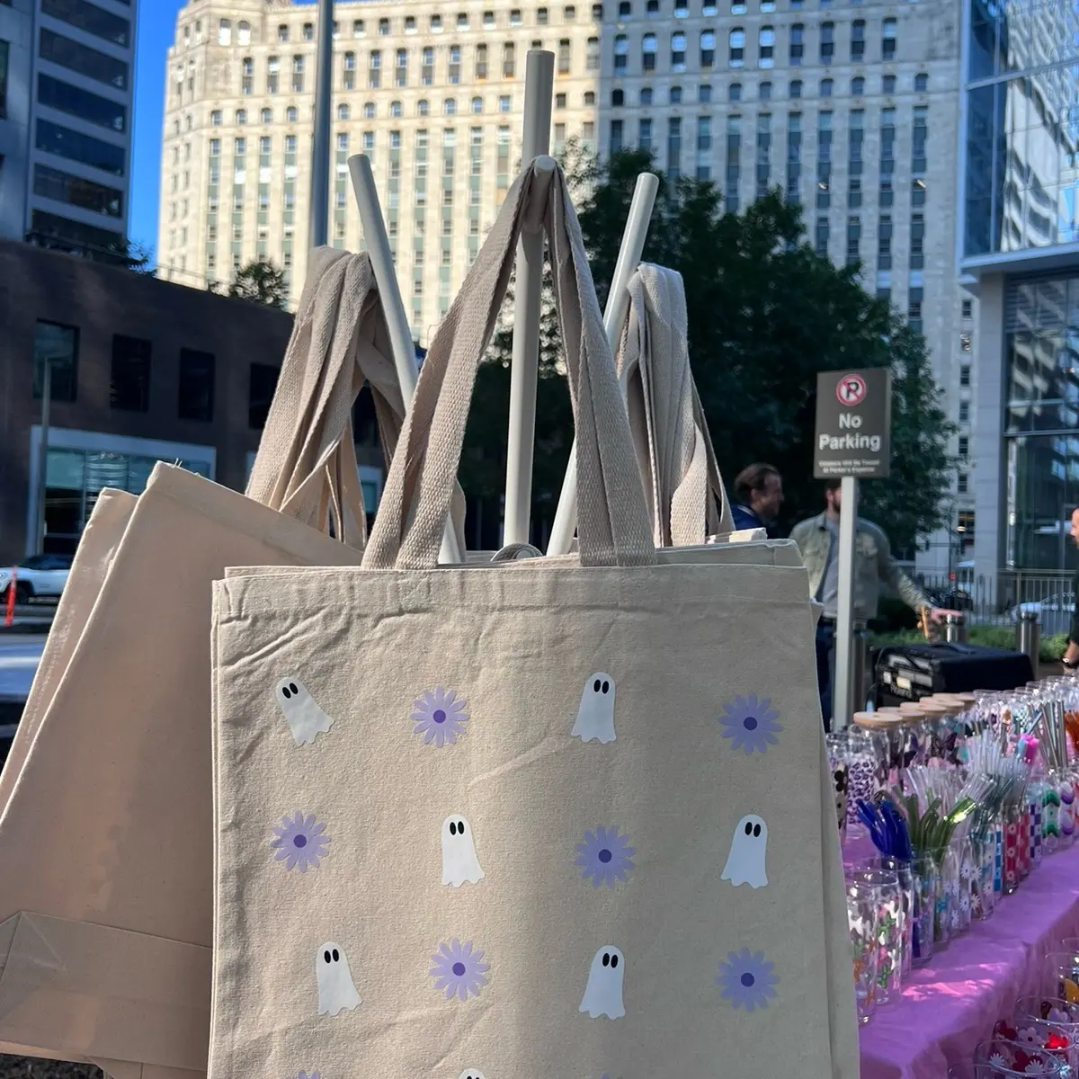 Daisy Ghost Tote Bag