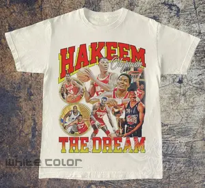 Hakeem Olajuwon The Dream Shirt, Basketball shirt, Classic 90s Graphic Tee, Unisex, Vintage Bootleg, Gift, Retro