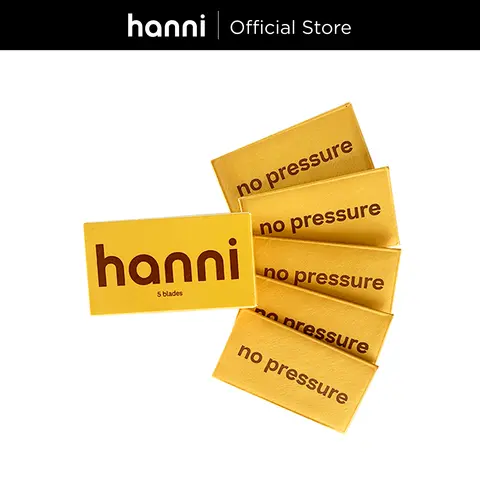 [Hanni Official] Swedish Stainless Steel Blades -  100% Recyclable, Eco-Friendly Double Edge Design for Efficient Shaving Razors Rechargeable