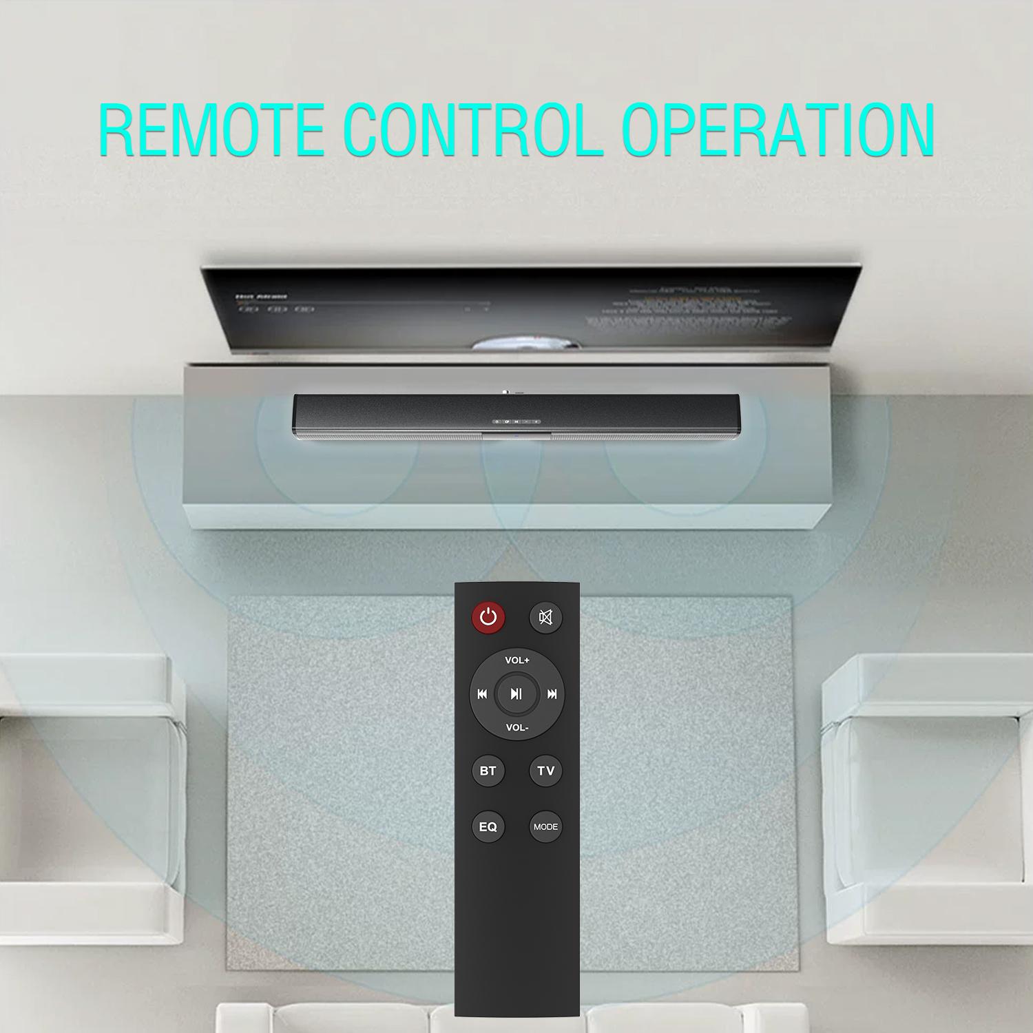 Home Theater 3D Stereo Surround RGB Wireless Speaker 20W Multi-Function Subwoofer Soundbar Support For TV/PC