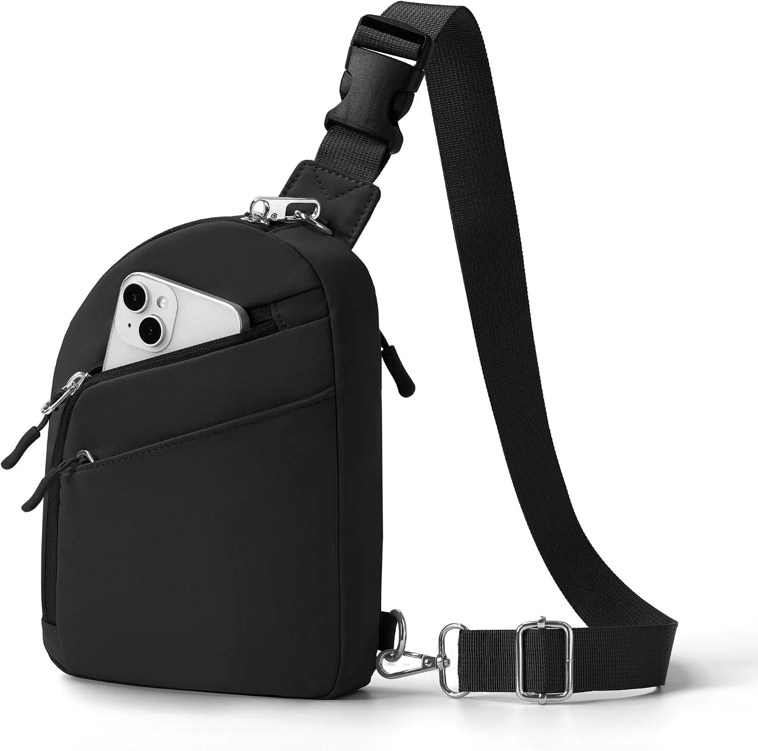 Anti-Theft Crossbody Sling Bag, RFID Blocking Travel Purse with Multiple Pockets for Men Women