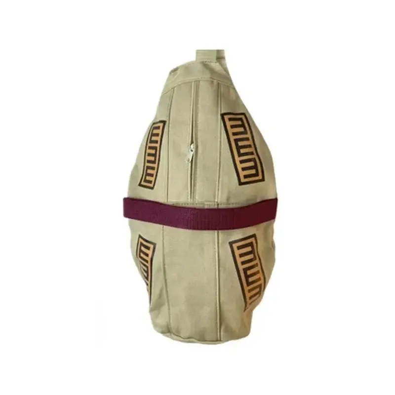 New Ninja  Gaara Backpack Cartoon Bag Anime canvas PU Schoolbag