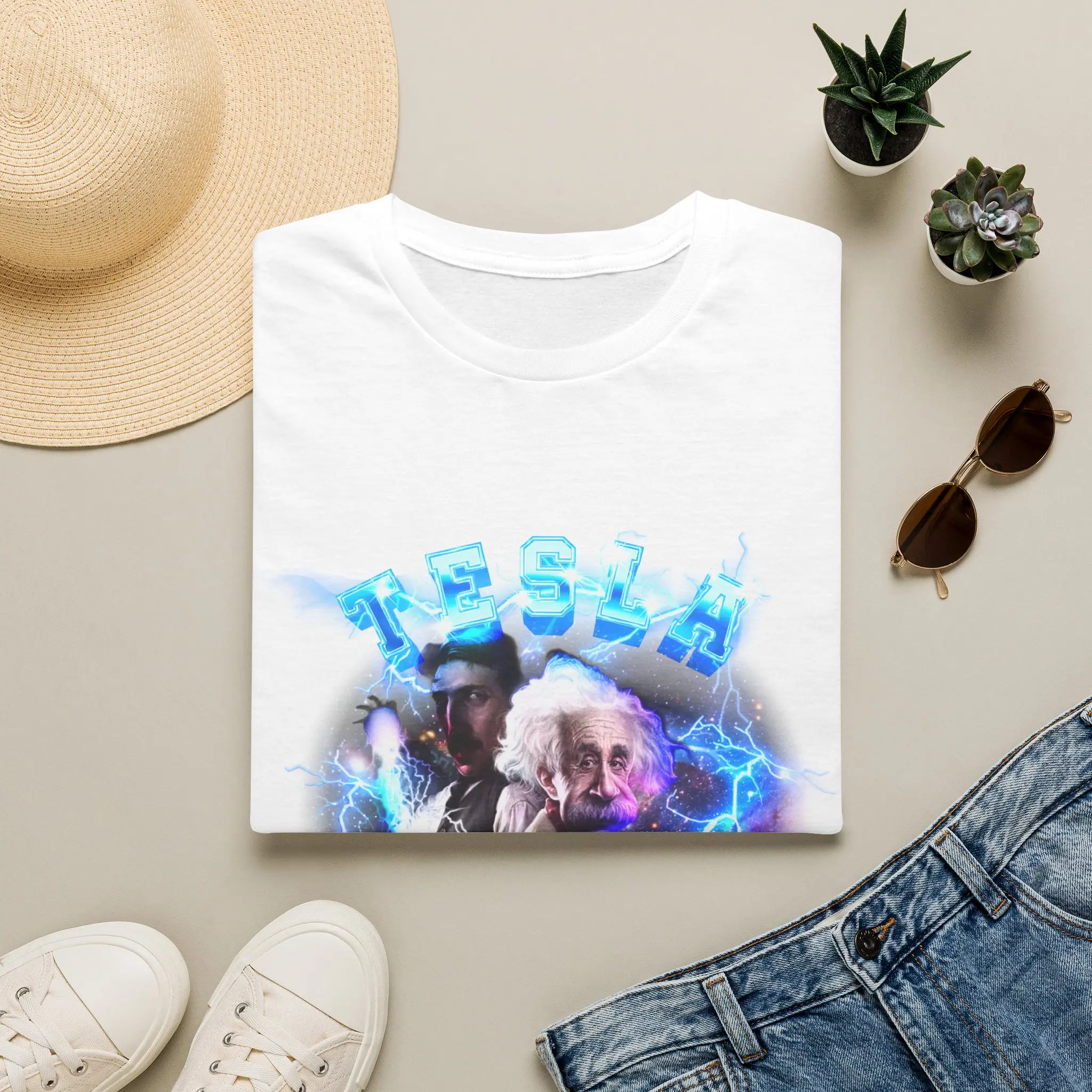 Tesla And Epstein T-Shirt