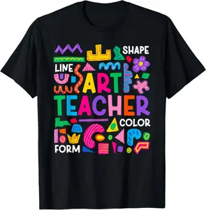 100% Cotton Art Teacher Art Teaching Best Art Teachers T-Shirt