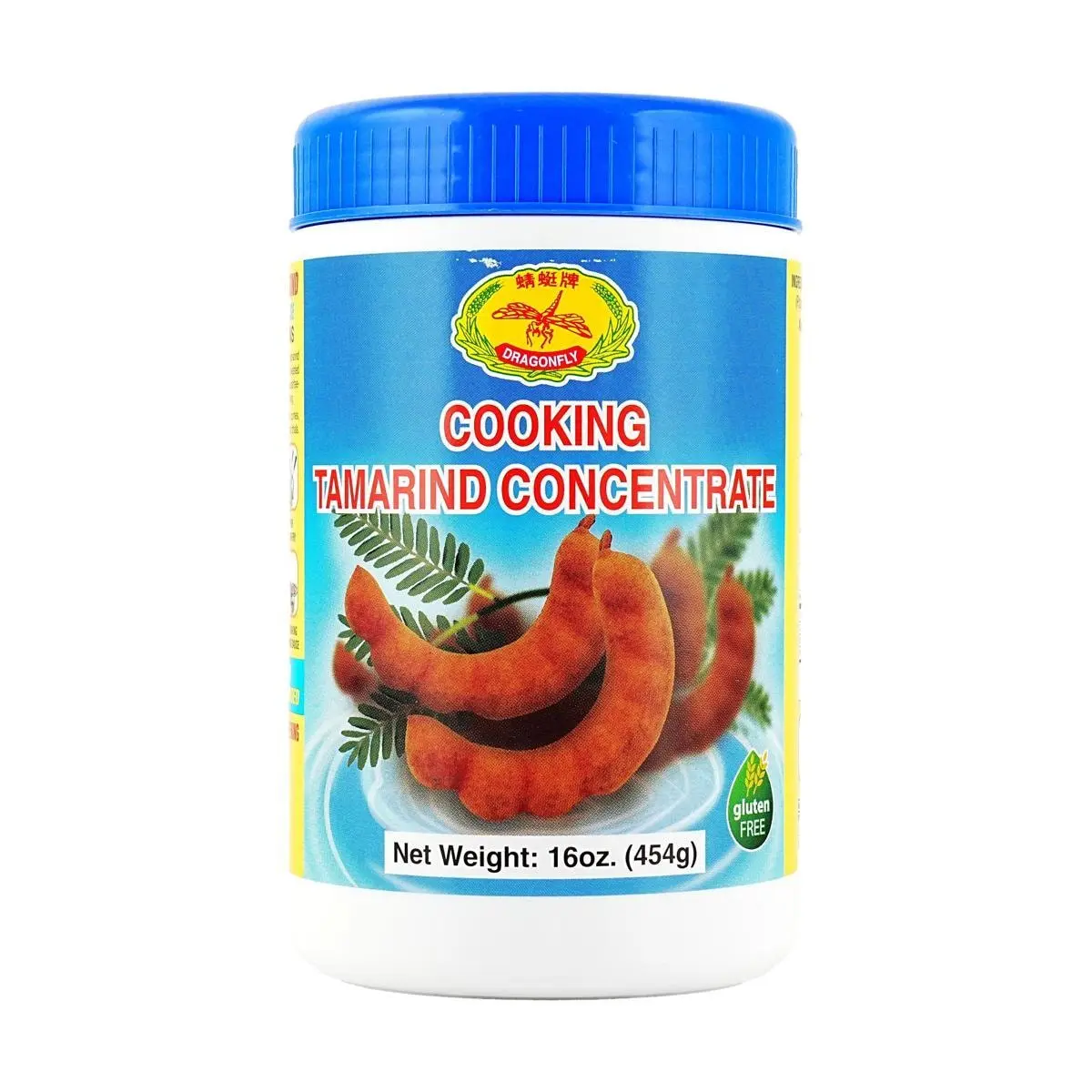Dragonfly Brand Tamarind Paste Concentrate 454g - Authentic Thai Cooking Essential for Curries, Sauces, Dips & Soups - Zesty & Tangy Flavor