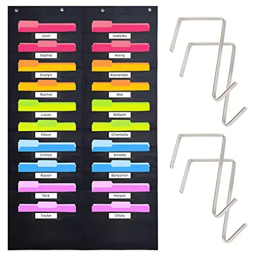 Black   (20 Name Tag Pockets)