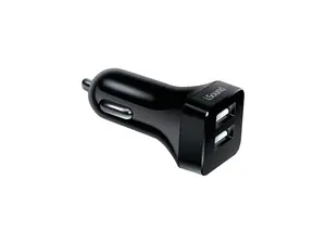 iSound ISOUND-6857 2.4-Amp Dual-USB AC & Car Charger with Micro USB Cable