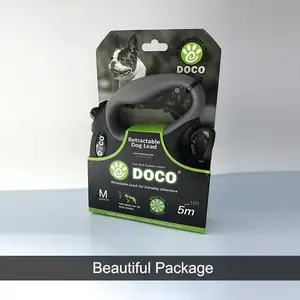 Automatic Retractable Dog Leash – Tangle-Free, One-Button Brake & Lock Control