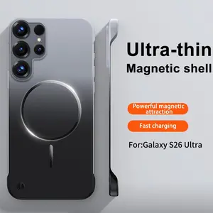 Upgraded Gradient Magnetic Protective Case Cover for Samsung S26 S26 Ultra, Strong Magnetic Wireless Charging, Anti-Fall Lightweight Protection