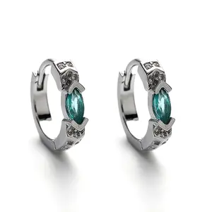 13mm Small Silver Hoop Earrings for Men Women,Streetwear Hip Hop Unisex Style