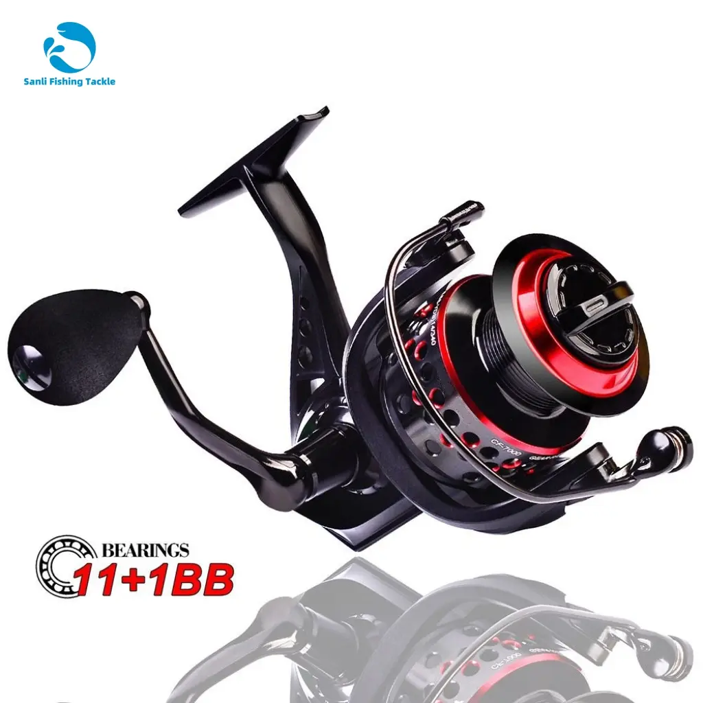 Ashconfish Spinning Reel, Saltwater Spinning Fishing Reels, Freshwater Fishing Reel, Ultra Lightweight Body, 8 Stainless Steel BB, 5.5:1 Gear Ratio, Max 39.7lbs Drag