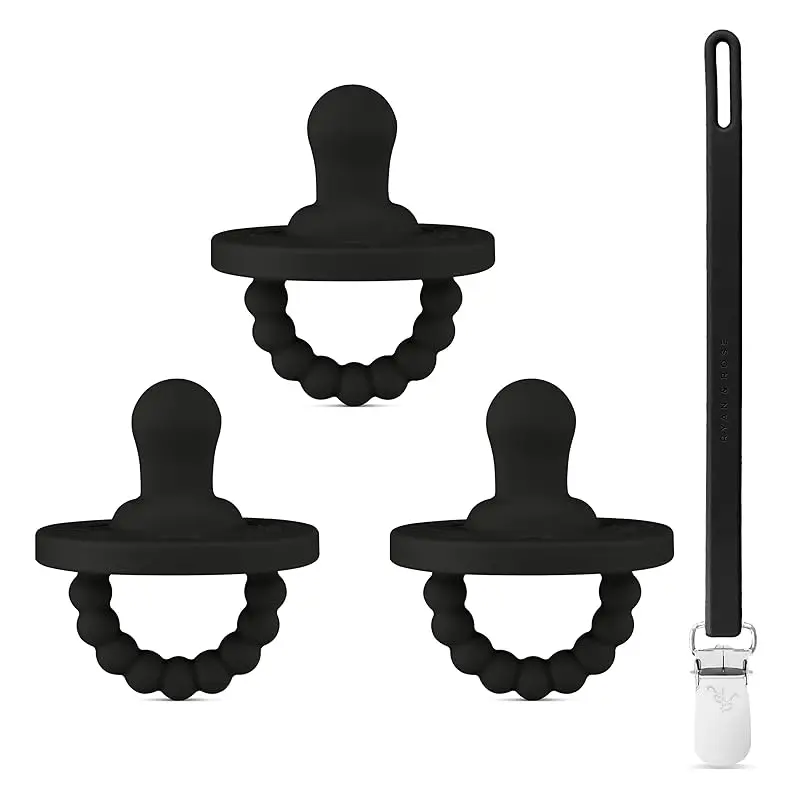 Black (3 Pack + Clip)