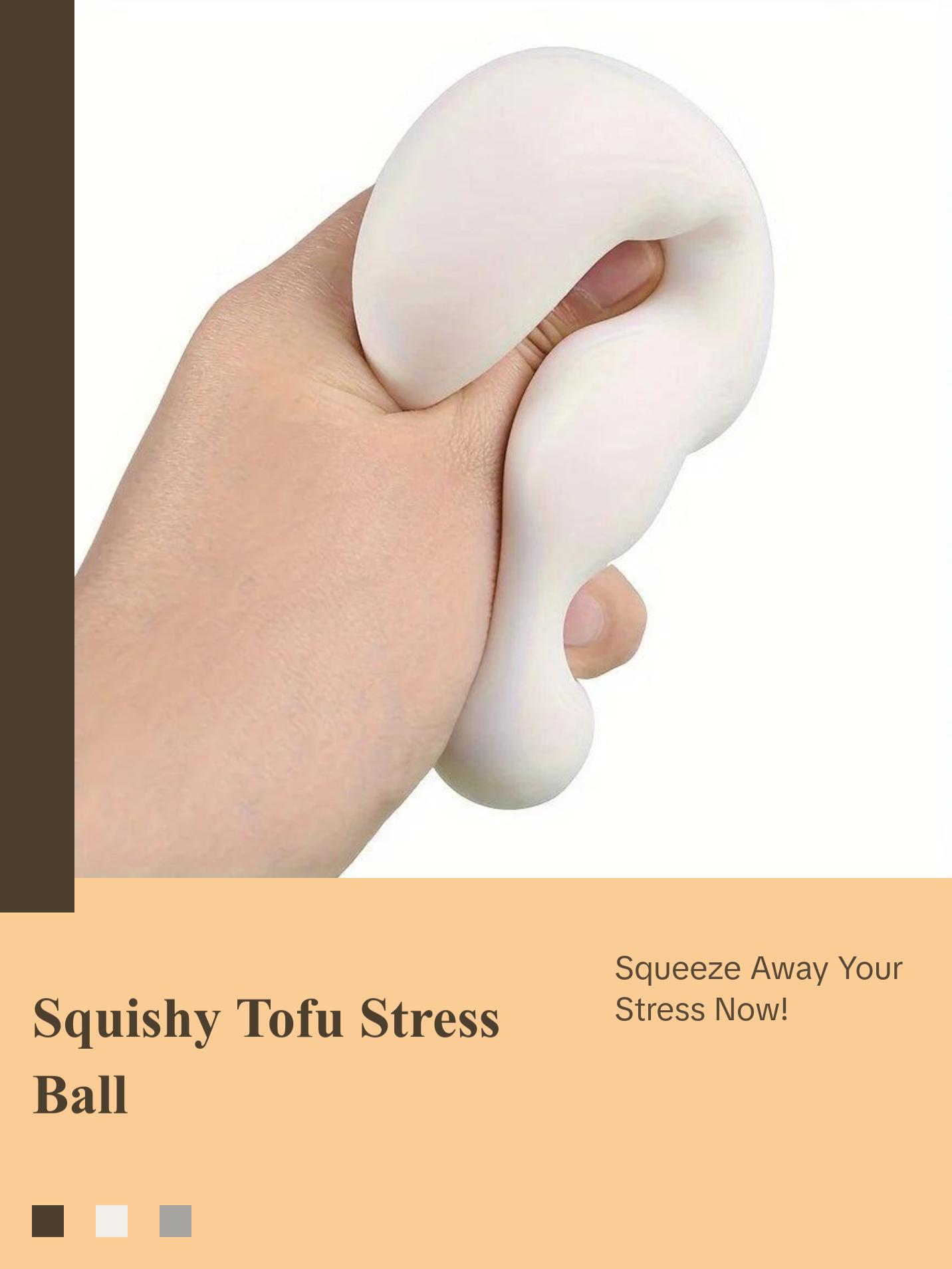 Squishy Tofu Stress Balls