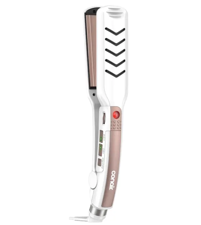 Conair Double Ceramic Flat Iron, 1 1/2-inch Wet-to-Dry Hair Straightener