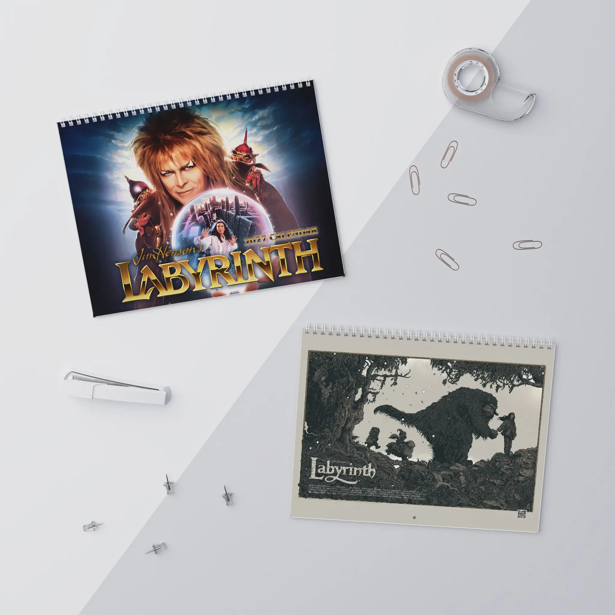 Labyrinth Movie 2027 Calendar, 80s Retro Fantasy Calendar