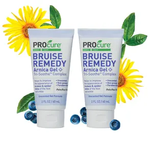PROCURE Bruise Remedy Gel with Arnica Montana & MSM - 2 Count for Quick Relief & Natural Healing