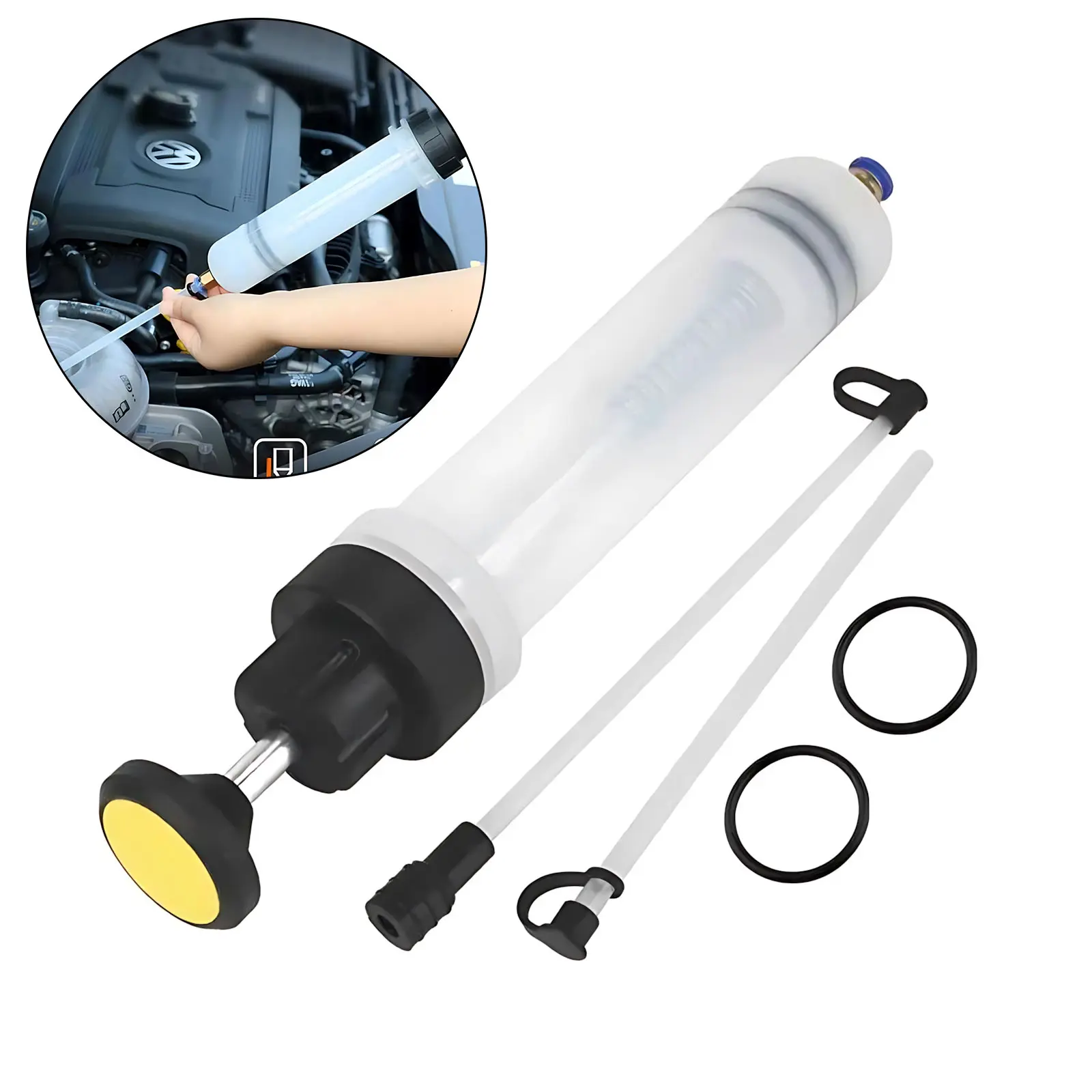 500CC Oil & Fluid Extractor Pump, Automotive Fuel Suction ...