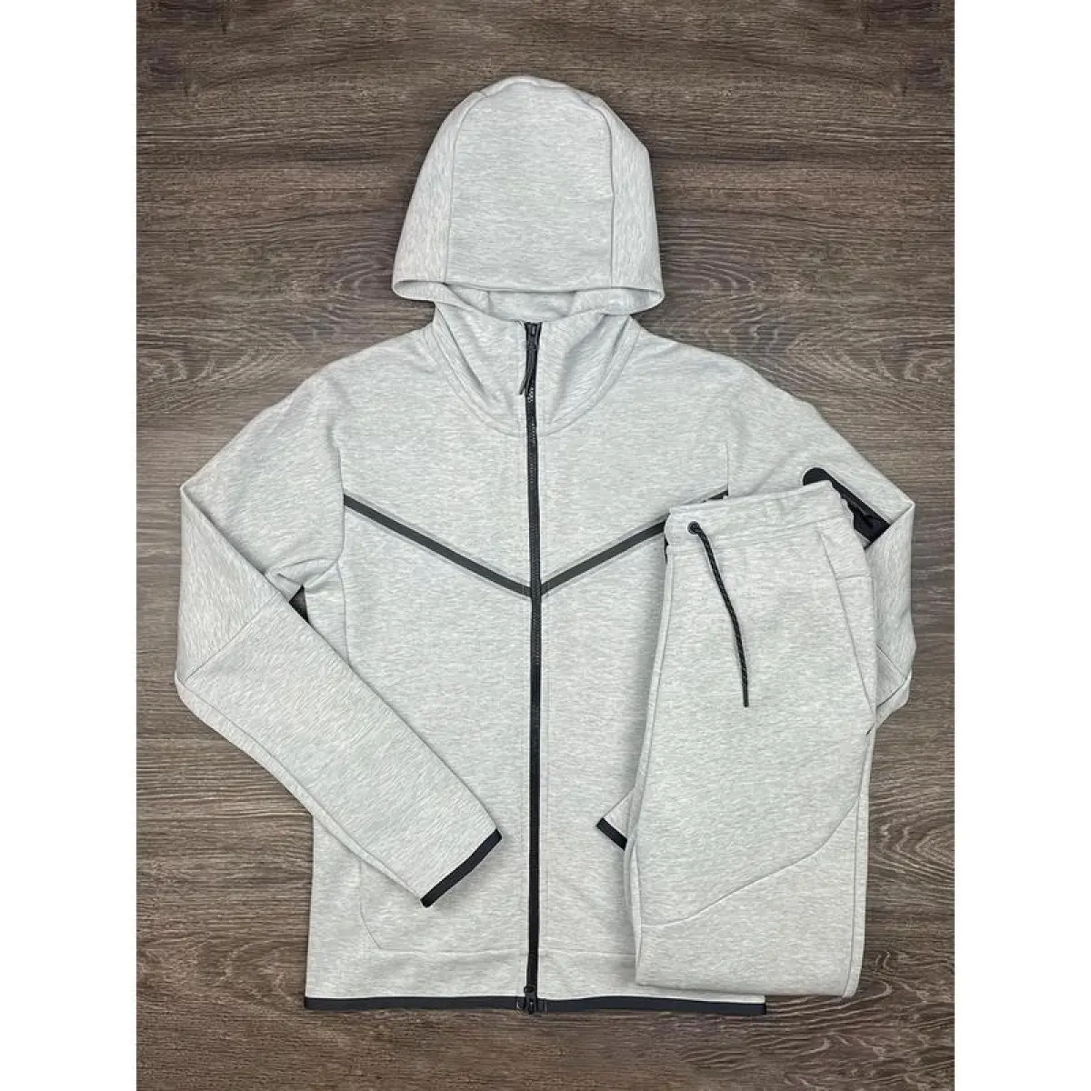 2026 Men's Trendy Casual Spring And Autumn Sportswear, Two-piece Hooded Sweatshirt Boutique Sportswear Set, Sportswear Set, Sweatpants Hooded Sweatshirt Set, Spring Autumn Winter Casual Long Sleeve Two-piece Set