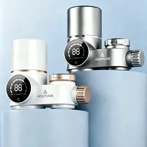 AQUPUVIR LED Display Sink Water Filter ,Sink water filter with LED display,Tap Water Purifier ,Water Tap Filter,Kitchen Faucet Water Purifier,Bathroom Faucet Water Filter,Faucet Water Filter