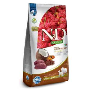 N&D Quinoa Canine Skin & Coat Venison Adult Med/Maxi