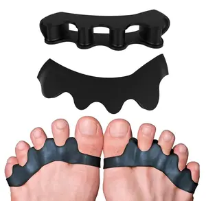 Toe Separators Spreaders Spacers Straightener for Men Women, Bunion Corrector, Plantar Fasciitis Relief, Athletic Mobility, S/M Size