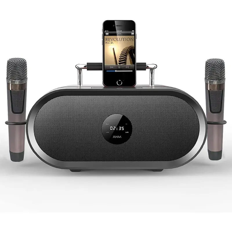 RHM K666 Karaoke Machine, Handheld Bluetooth Speaker Support