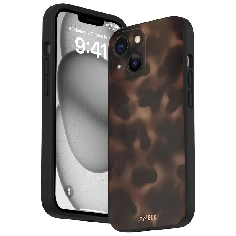 Vintage Amber Pattern Customized 1.2mm TPU Silicone Case - Multi-Model Heavy Duty Military-Grade Protection for iPhone 16,15,14 Pro Max,13,12,11,XR,XS Plus, Shockproof, Non-Slip Mobile Phone Accessory Cover