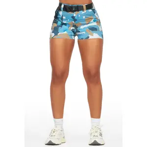 Rasheeda Blue Camo Short