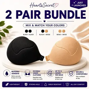 Hearts Secret-ComfortLift Sticky Bra Bundle (2 Pairs) – No. 1 Bra for Comfort
