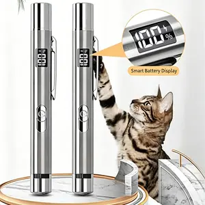 Magnetic Tail Cover Red Light Laser Five-Pattern Projection Multifunctional 3-in-1 Cat Teaser Wand