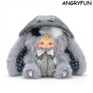 ANGRYFUN 800% Giant Furry Ears Fairyland Plush Collectible - Huggable Stuffed Animal, Soft Stuffed Doll, Extra-Large Kawaii Mystery Display Figure, Single Box Birthday Gift (Free Random Cute Acrylic Keychain)