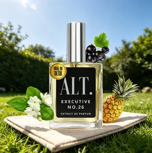 ALT. FRAGRANCES Executive No.26 Extrait de Parfum for Men, Inspired by Creed Aventus, Long Lasting Woody Fruity Scent, Rich Bergamot, Pineapple & Oakmoss Notes, Premium Daily Masculine Fragrance, Luxury Dupe Perfume 60ml