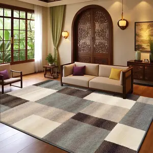 Velvet soft and comfortable patterned printed carpet, Boho Area Rug, suitable for multiple scenarios, available in various sizes, soft and non-shedding.