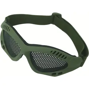 Cs Safety Mesh Goggles High Density Metal Mesh Pattern Goggle Safety Glasses for Outdoor Games Sports Cycling