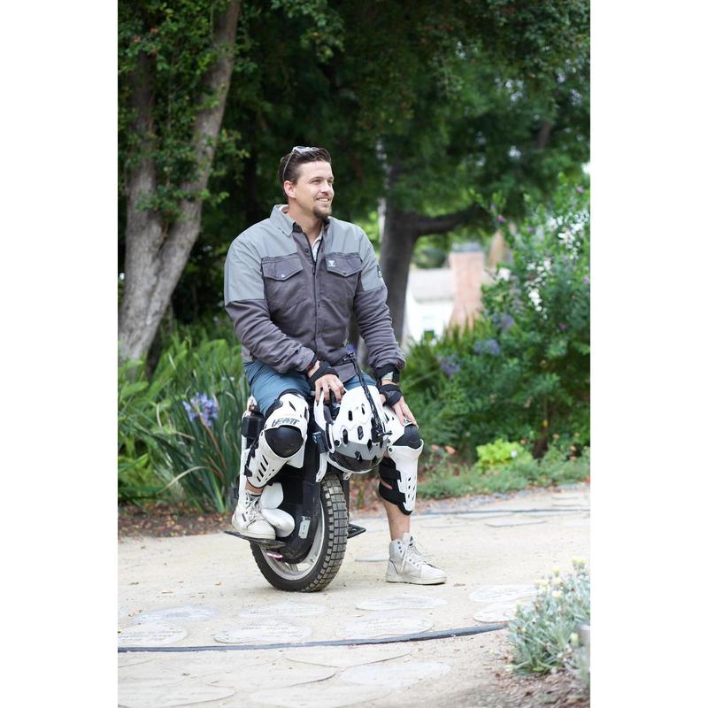 Flannel Reflective Shirt "Twilight Titanium" - Gray with Pads