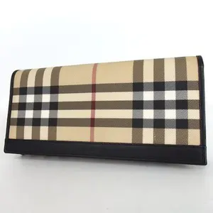 Pre-owned other Small Leather Goods Burberry Nova Check wallet canvas PVC 12190084899/201169
