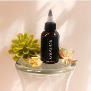 SaraBale Hair Growth Serum 2 oz Oil for Hair Loss, Alopecia, INFUSED WITH RAW BATANA OIL