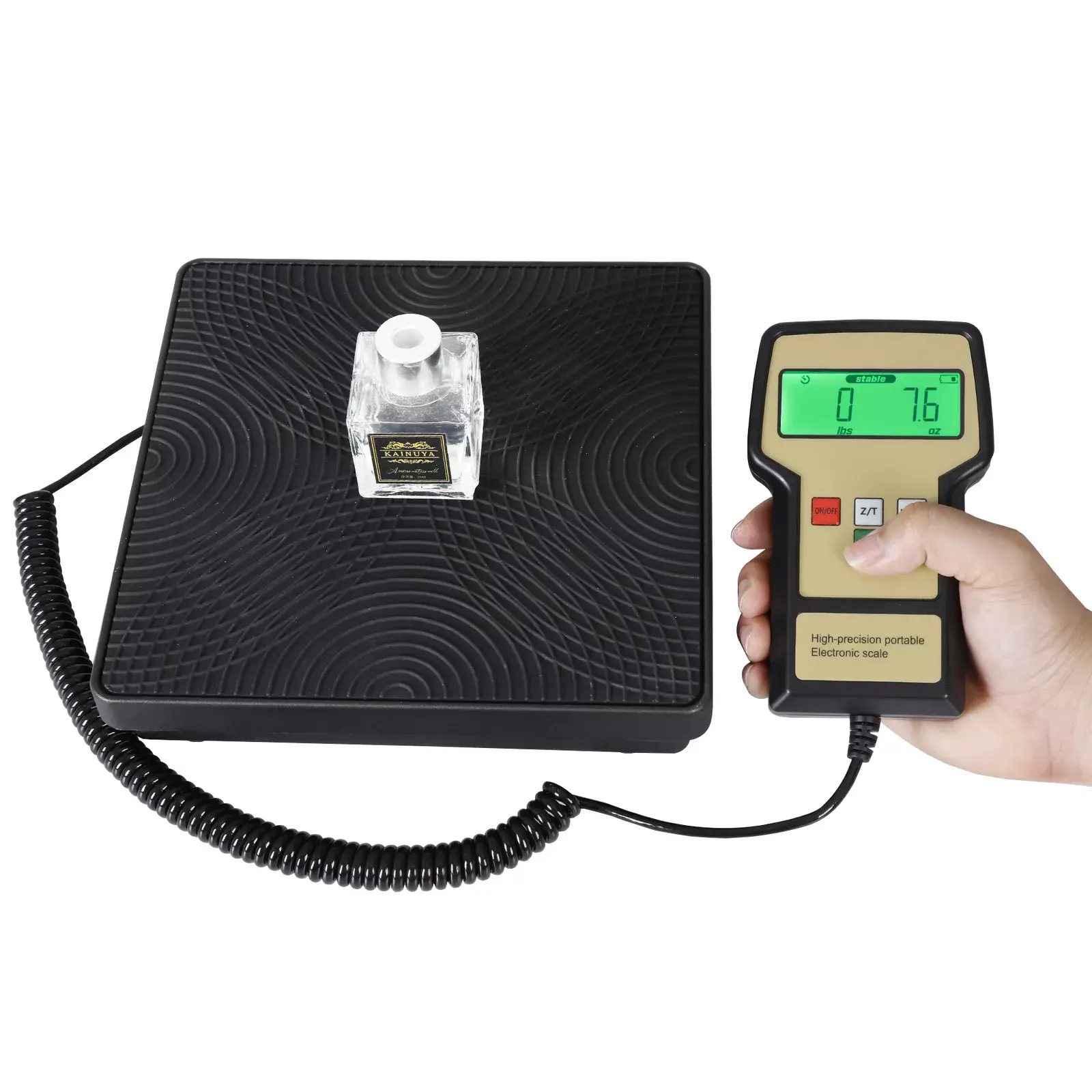 SUPERDEAL 220LB High-Precision Electronic Digital Refrigerant Charging Scale for HVAC A/C, Heavy Duty, with LCD Display, Auto Shutoff, Slip-Resistant Pad