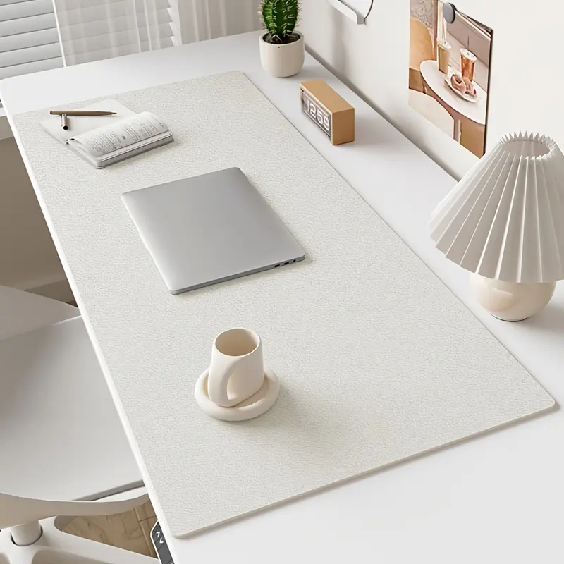 1pc Non-Slip Desk Pad Long Size, Waterproof Laptop Computer Desk Keyboard Mat, Table Protector Blotter Mat, Large Mouse Pad for Office/Work/Home/Decor, Desk Accessories