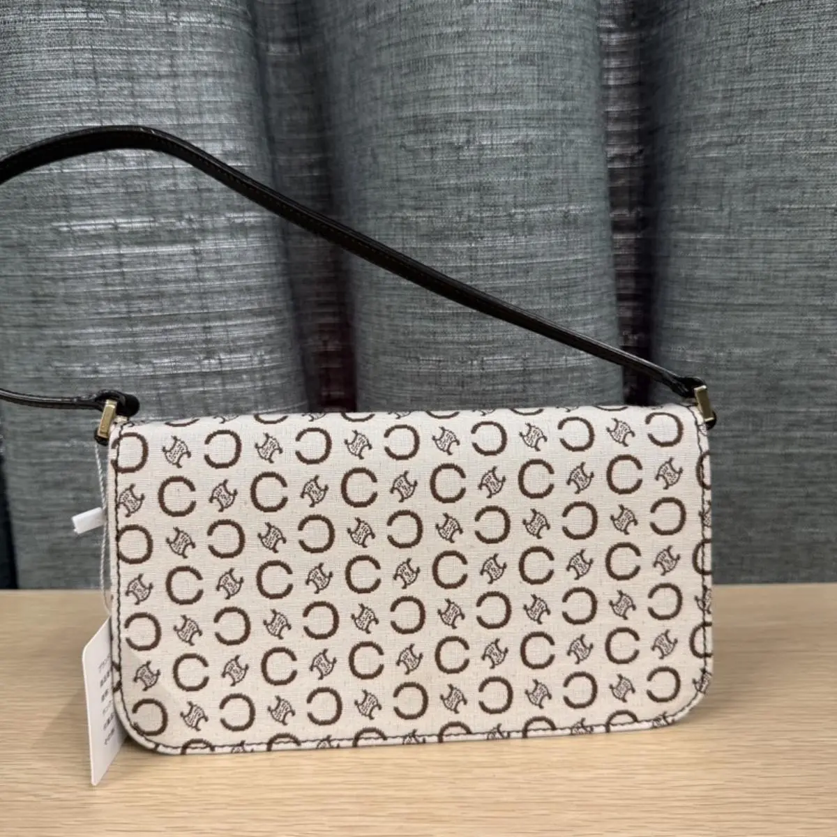 Pre-owned Celine As Shown Shoulder Bags C Macadam Canvas Pochette Bag 11338