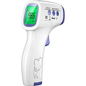 No Touch Forehead Thermometer for Adults and Kids, Digital Thermometer for Baby, 2 in 1 Body Surface Mode Infrared Thermometer with Fever Alarm and Instant Accuracy Readings