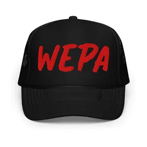 Wepa Trucker Hat Lets Get It PR Parade Festival Carnival DR Santo Domingo