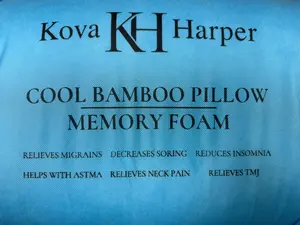 2 PACK KING SIZE BAMBOO PILLOW