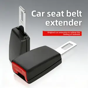 Car Seatbelt Extension Buckle Clip Limiter Head Insert Slot Fixed Holder Safety Belt Adjustment Accessory
