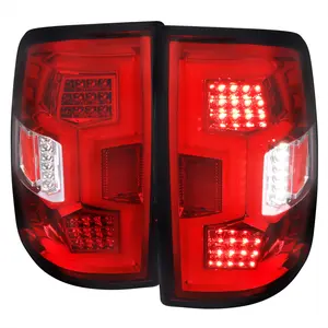2019-2024 Dodge RAM 2500/3500 LED Sequential Signal Tail Lights (Chrome Housing/Red Lens)