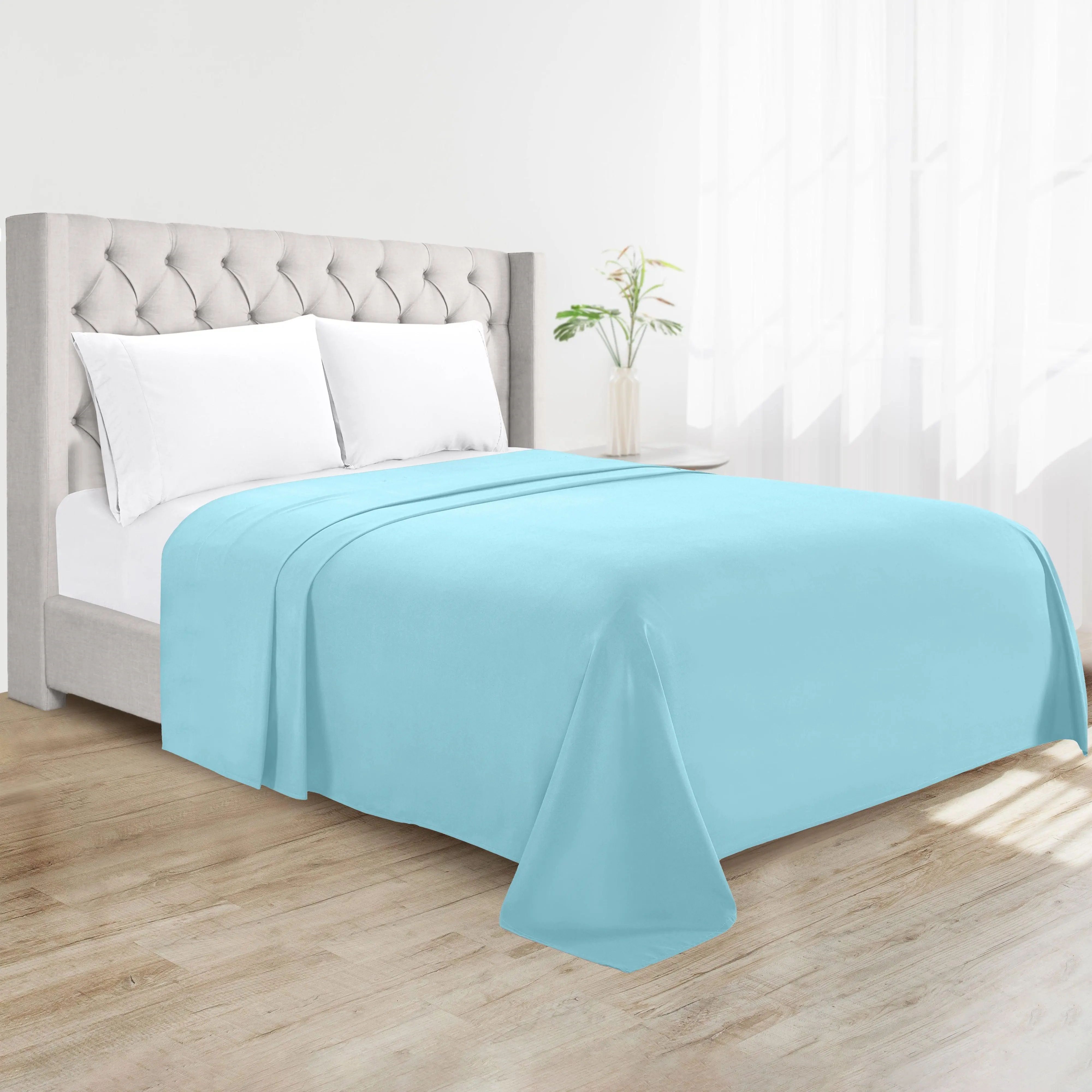 Elegant Comfort Essential Single Flat Sheet - Premium Quality Soft Comfort for Everyday Home Living & Lasting Comfort